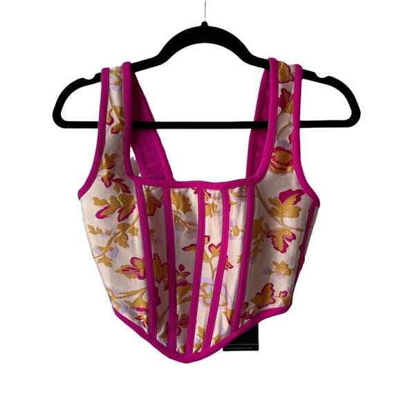 Eliya the Label Yasmina Corset Bustier Floral Top - Picture 2 of 6